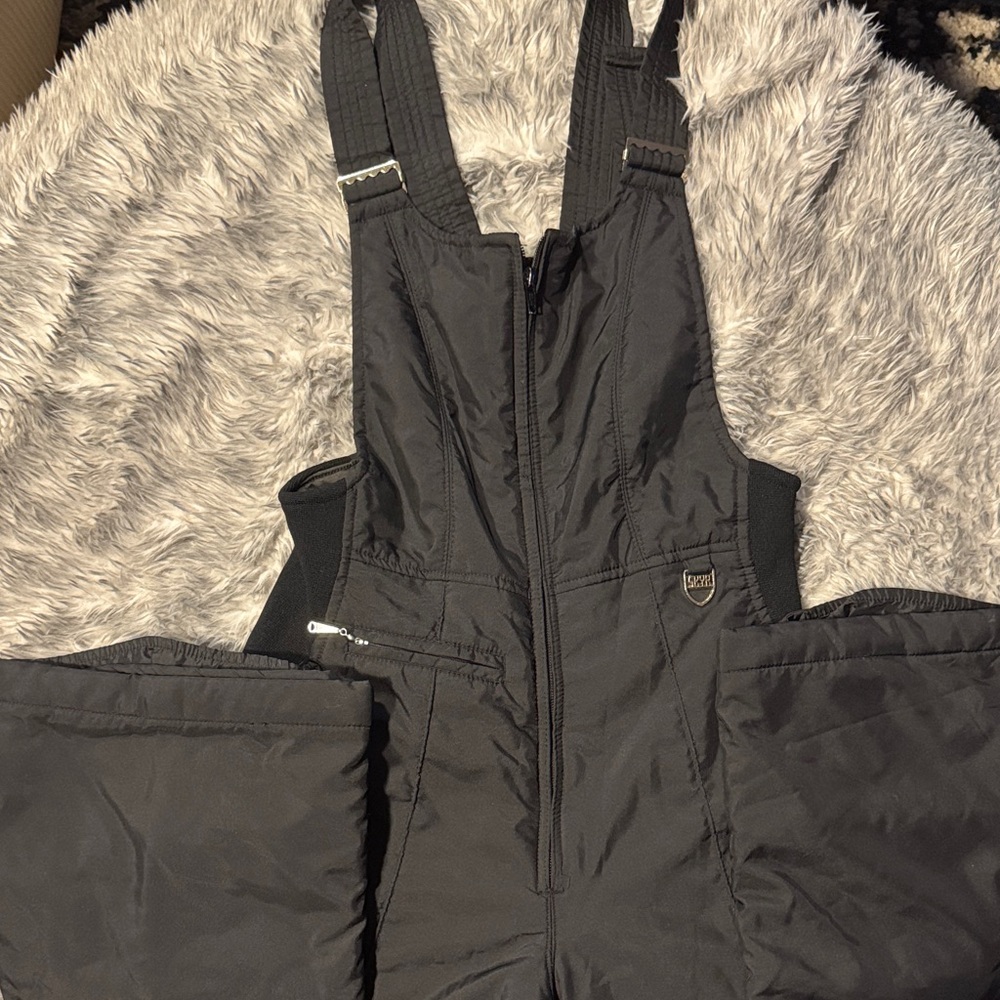 Vintage Women's Black Insulated Snow Bib